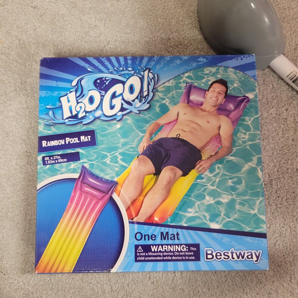 H20Go Rainbow Pool Mat